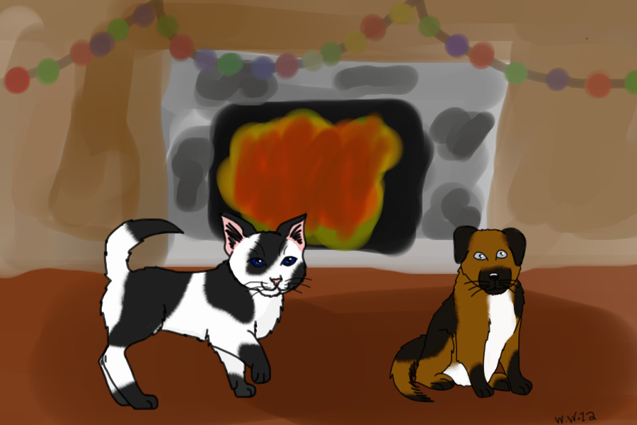 Puppy and Kitten for Spiritstar3