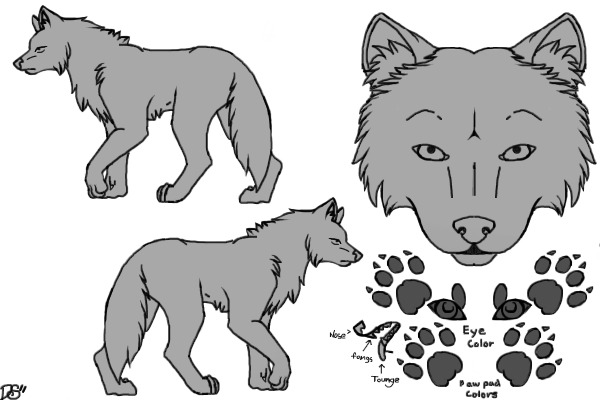 Editable Wolf Profile