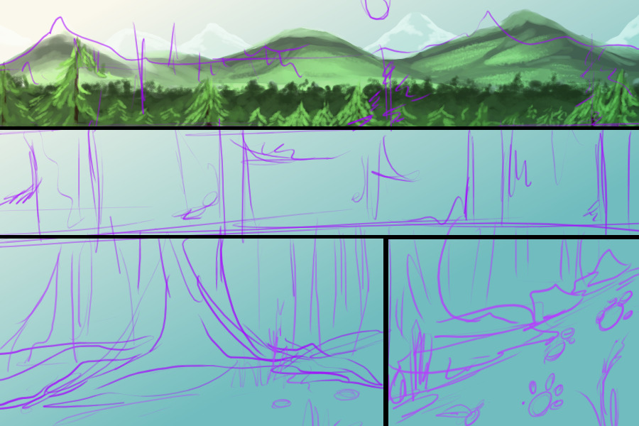 Backgrounds/Comic Panel Test - WIP