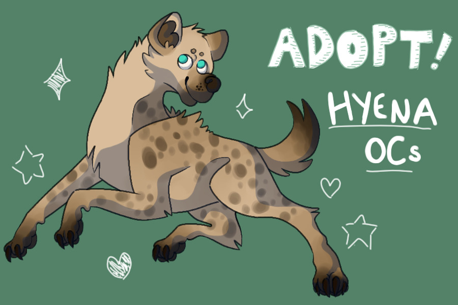 Werefly's Hyena OC Adopts!