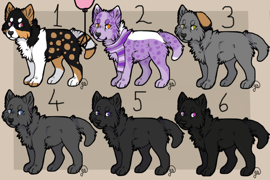 Dog/Wolf Adopts ♥ CLOSED FOR NOW