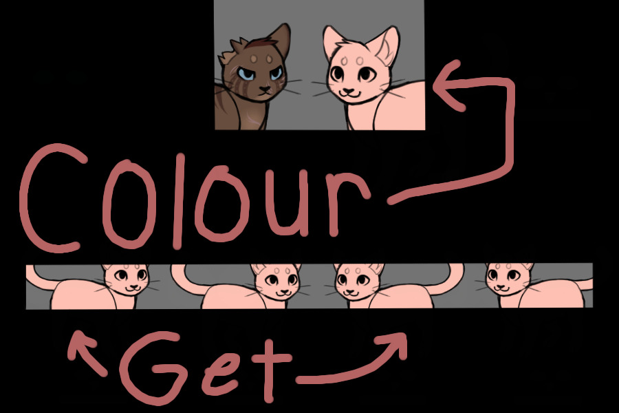 Colour the other kitty, get a litter!