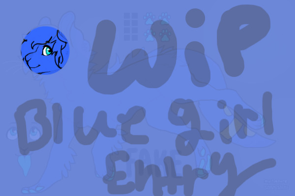 Wip entry - Blue Girl