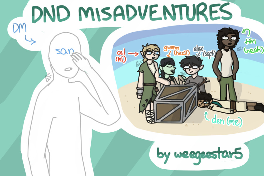 dnd misadventures // silly dnd comics + ask these nerds!