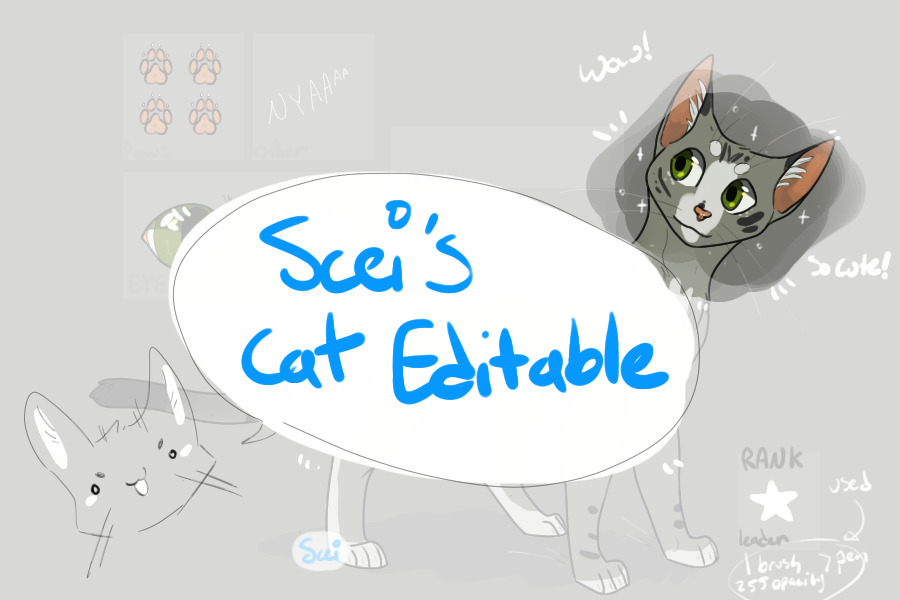 Scei's Cat Editable