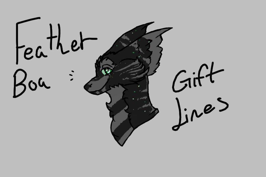 feather boa giftlines c:<