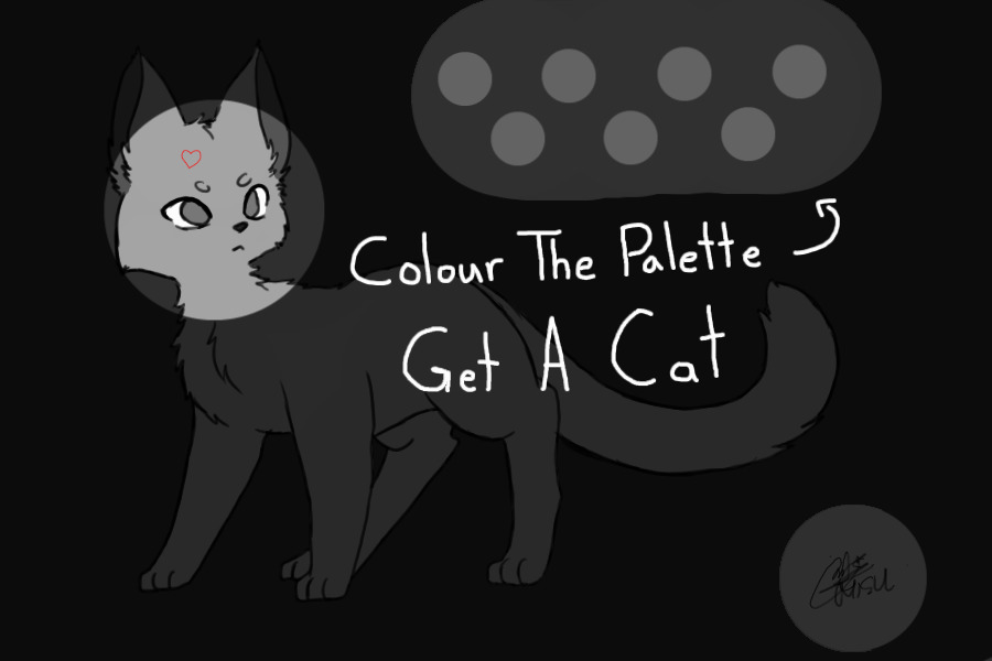 colour the palette, get a cat oc