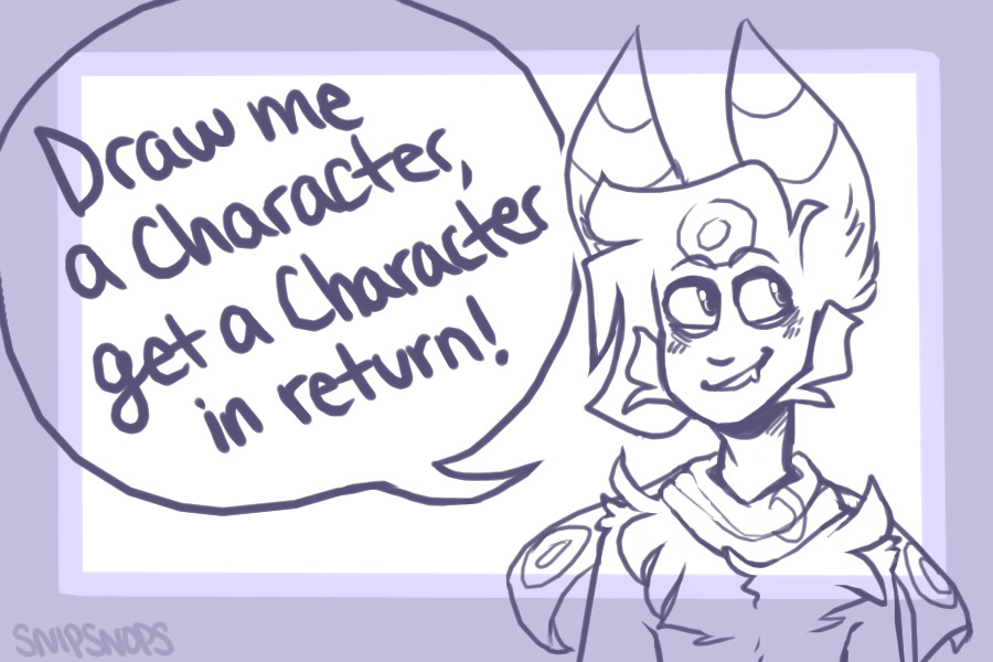 draw a character, get a character! (CLOSED)