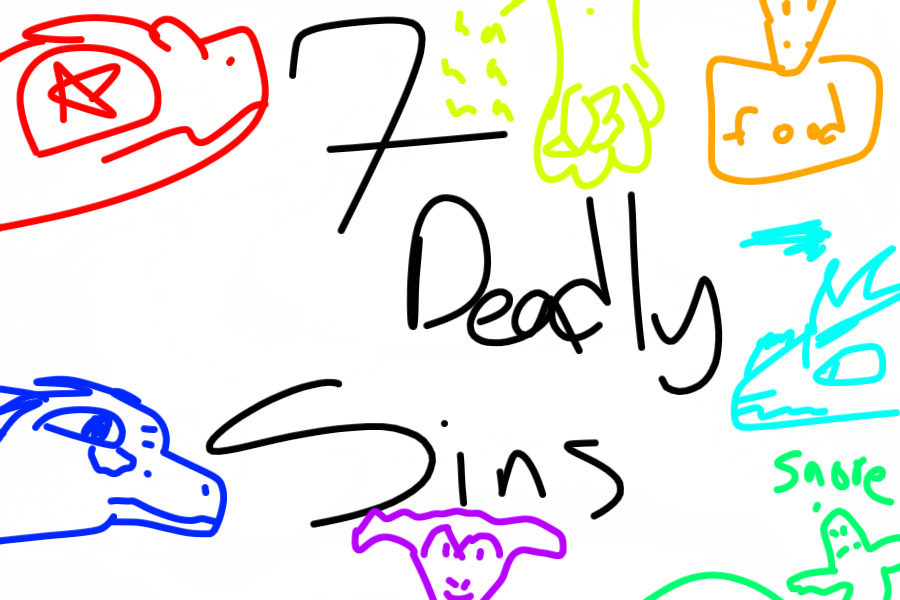 Boas of the 7 Deadly Sins - Feather Boas #203-#209