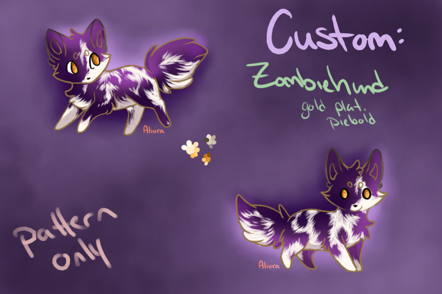 Pelt custom 1: Zombiehund pattern only