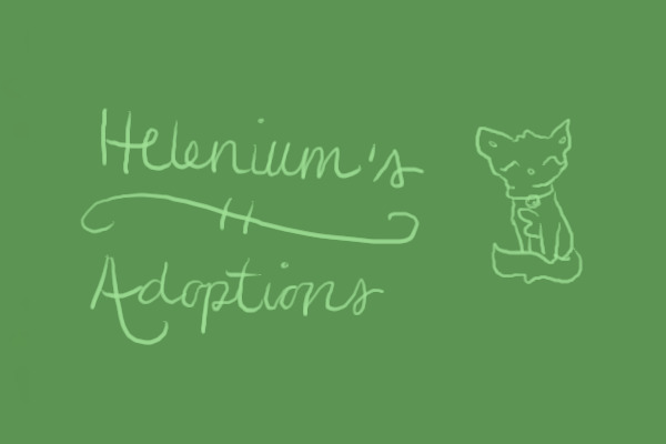 Helenium’s Adoptions- Cover