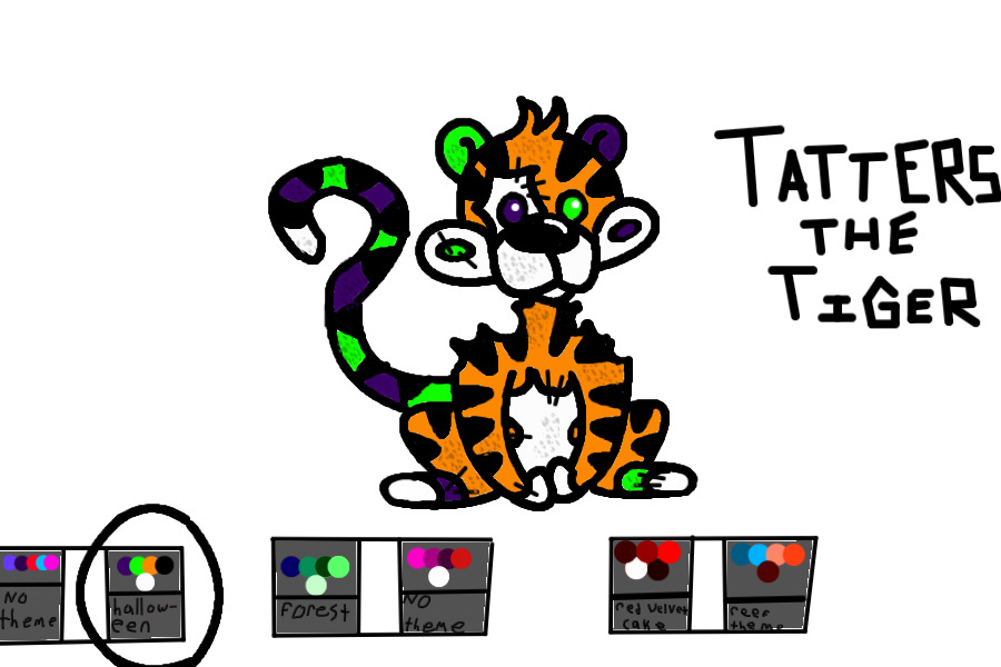 Tatters the Tiger Adoptable