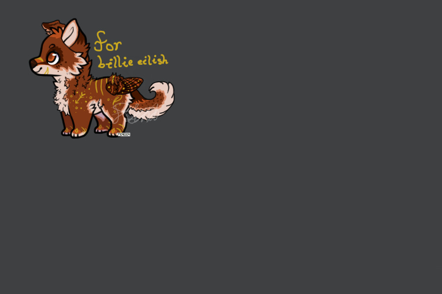 Fledgling Pup for billie eilish,