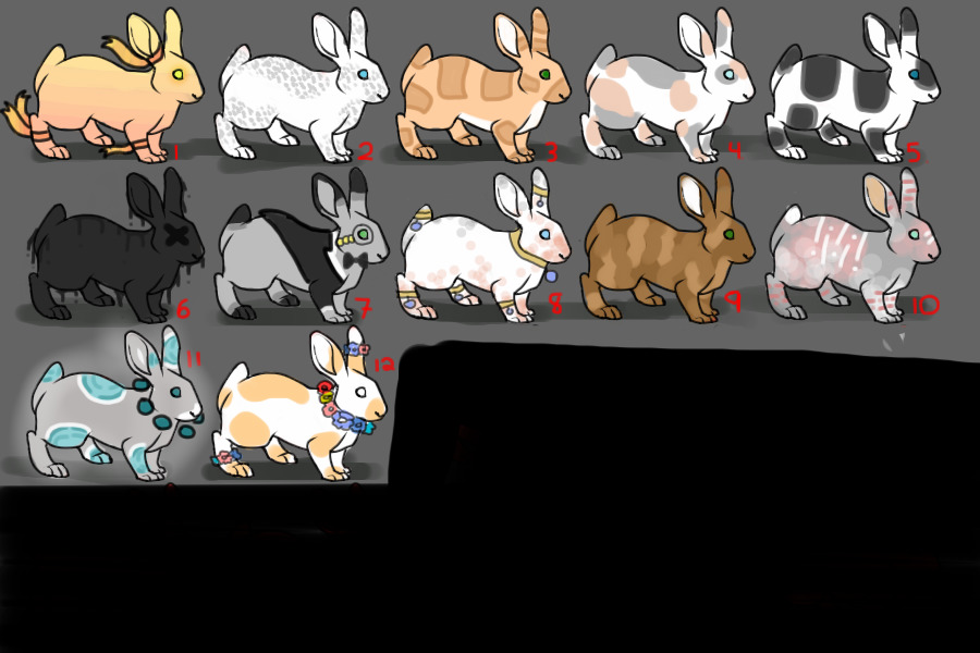 VERY messy bunny adopts