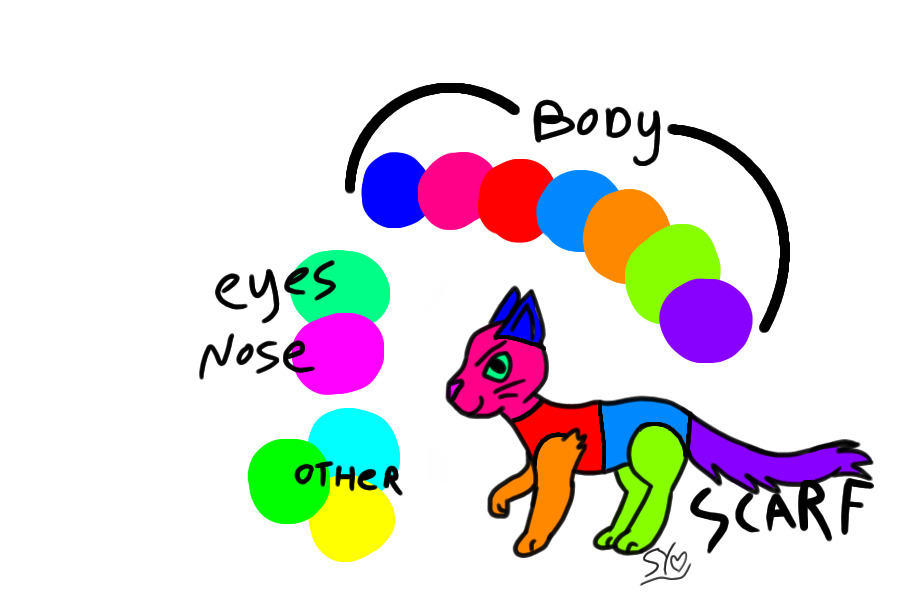 Scarf reference sheet