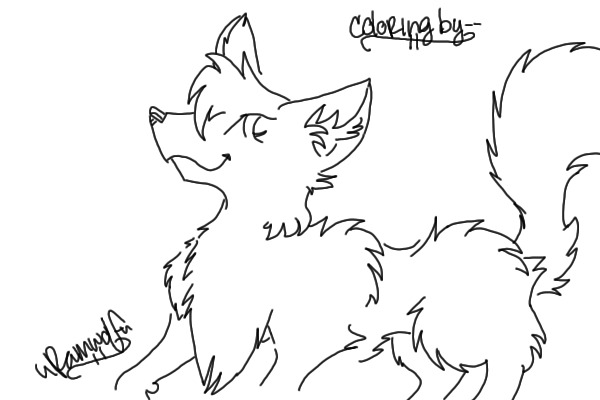 Cocky Much? Free use wolf lines :3