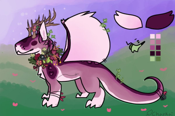 Kherrif Dragon Kickstartertines Entry - Charming Flowers