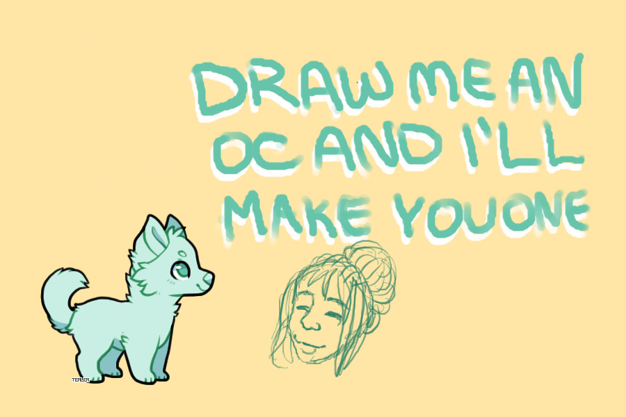 Draw me an oc and I’ll make you one c: CLOSED