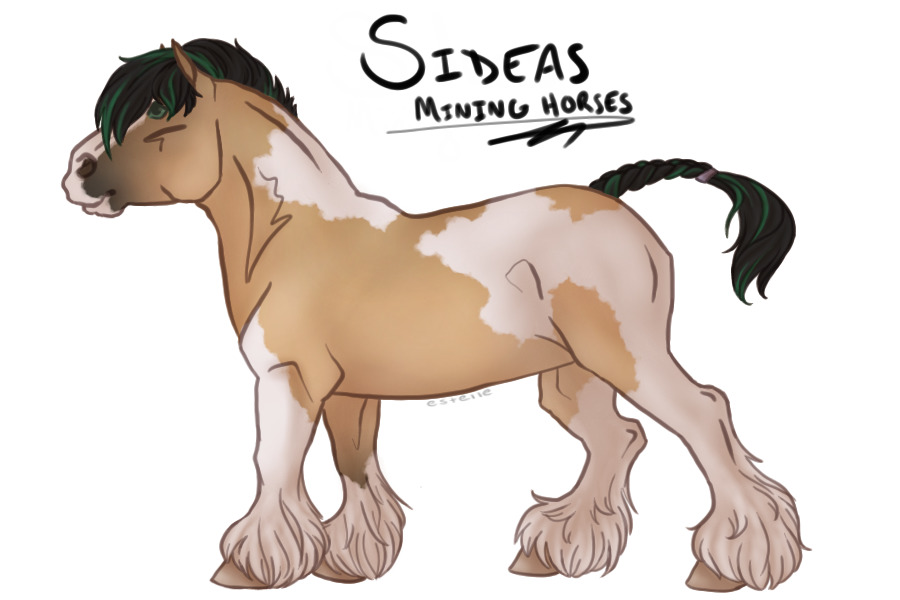Sideas Mining Horses - Open Species