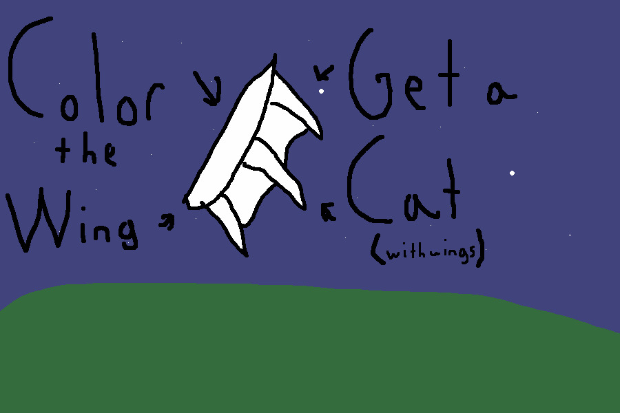 Color the Wing, Get a Cat! (OPEN!)