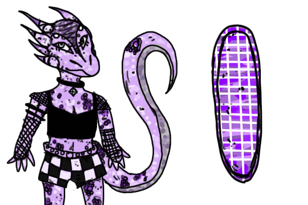 checkered skater dragon adopt