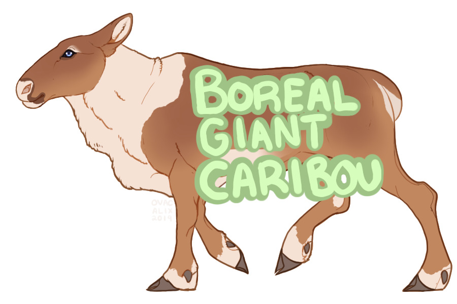 Boreal Giant Caribou  || Mount  species || Open to marking