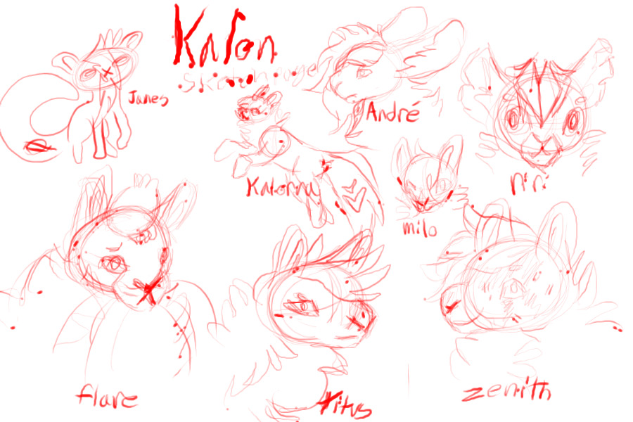 Kalon sketch page