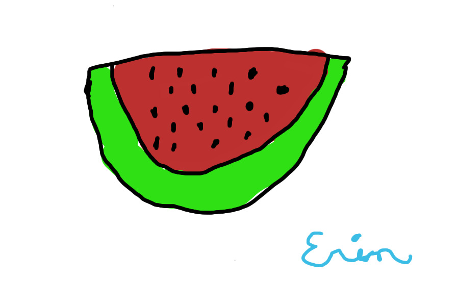 watermelon editable