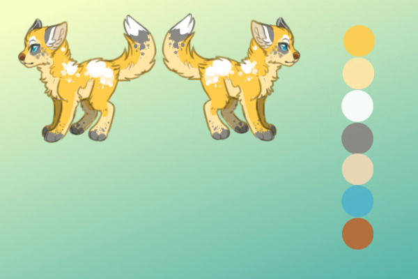 Yellow Wolf Reference Sheet (wip)