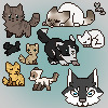 Smol cats and Dog?