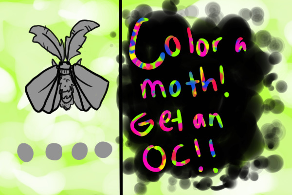 color a moth, get an oc!! OPEN