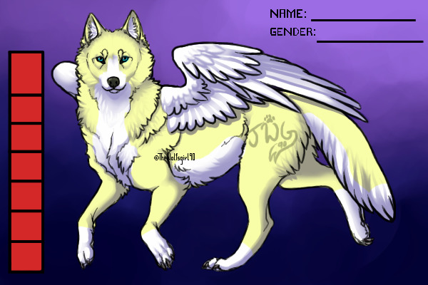 Valerian as a wolf!