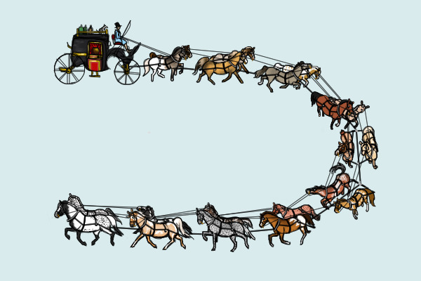 20 Tolters In A Carriage!
