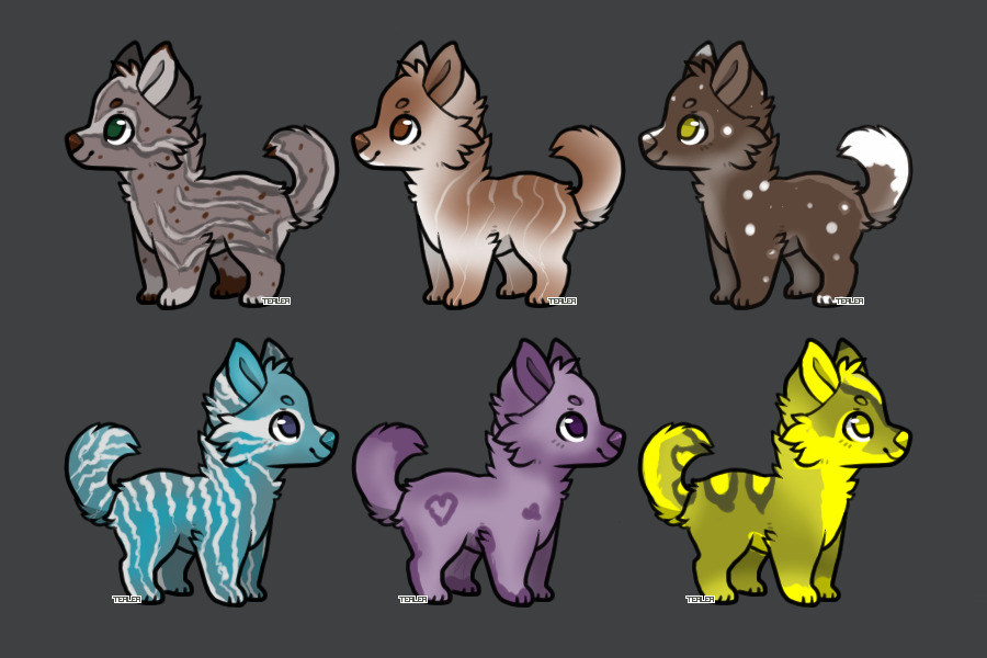 A few quick designs (no adoptables)