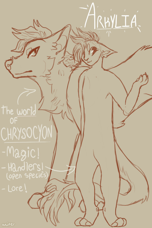 (⦔) ━━━ ARKYLIA // the world of CHRYSOCYON - free lines!