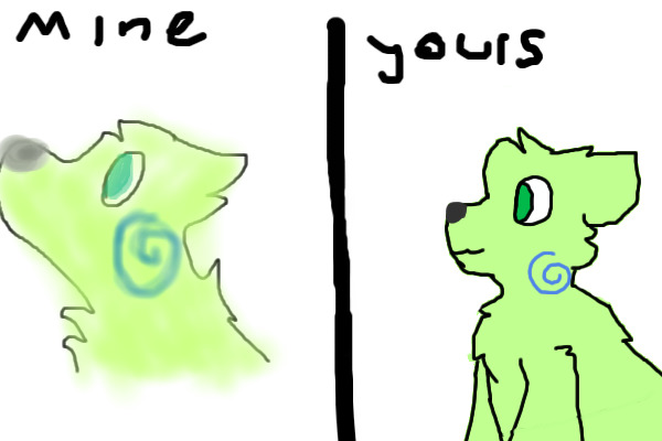Mine VS Yours thingy