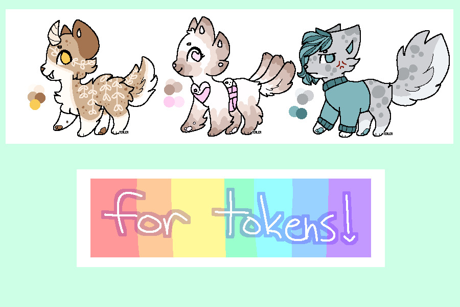 cat adopts for tokens (all taken)