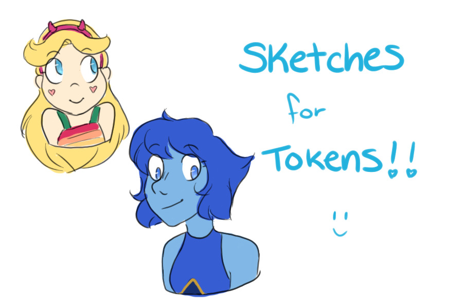 sketches for 5-8 tokens [CLOSED INDEFINITELY]