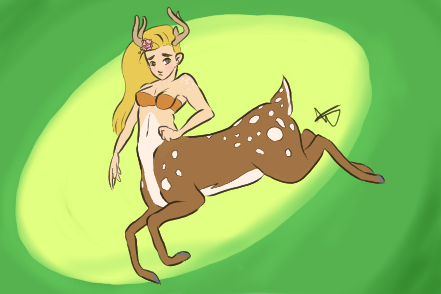 Rose the deer centaur