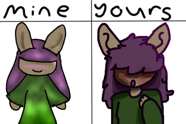 Mine vs Yours (finished!)