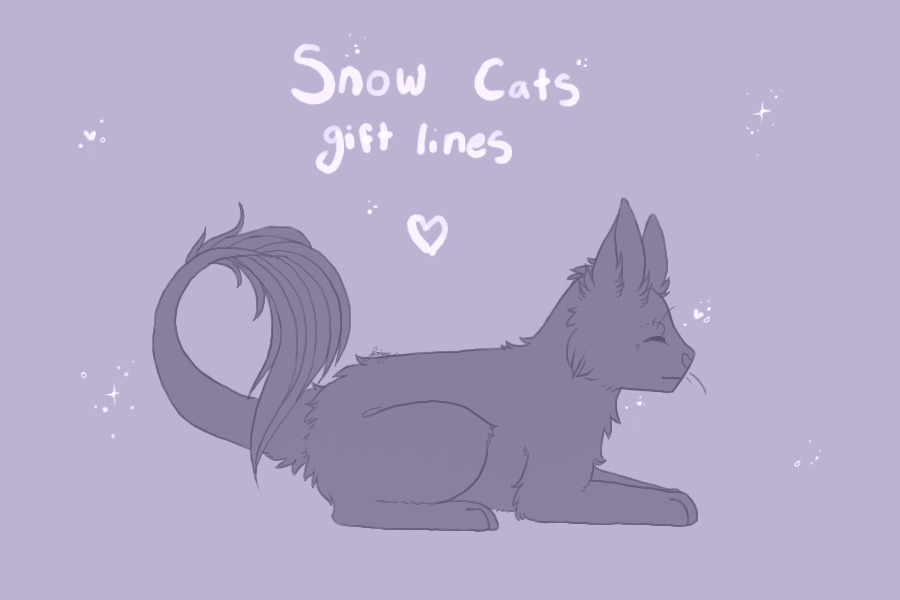 Snow Cats Gift Lines <3