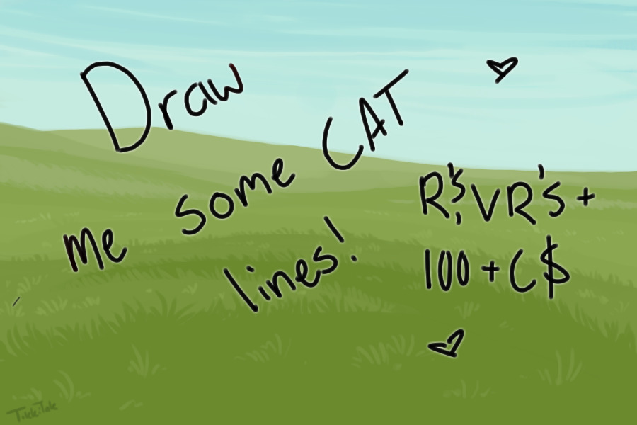 Draw me some cat lines! (Closed!)