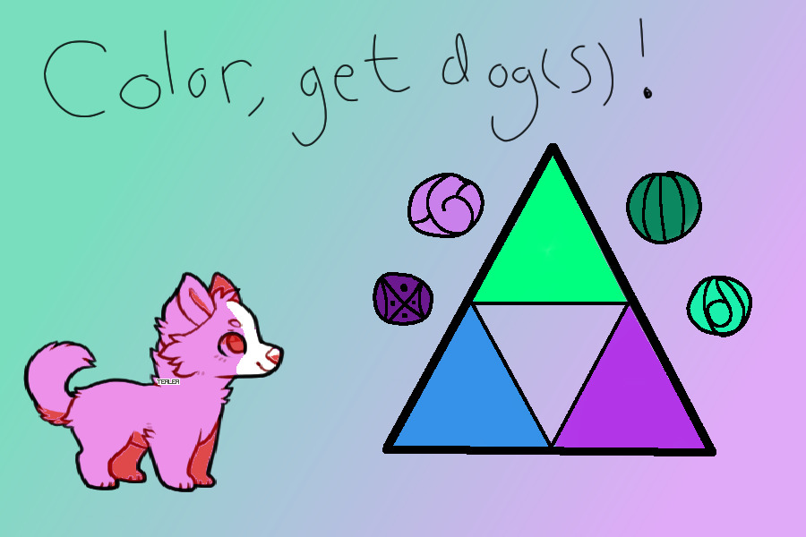 Color and get doggos ❤️
