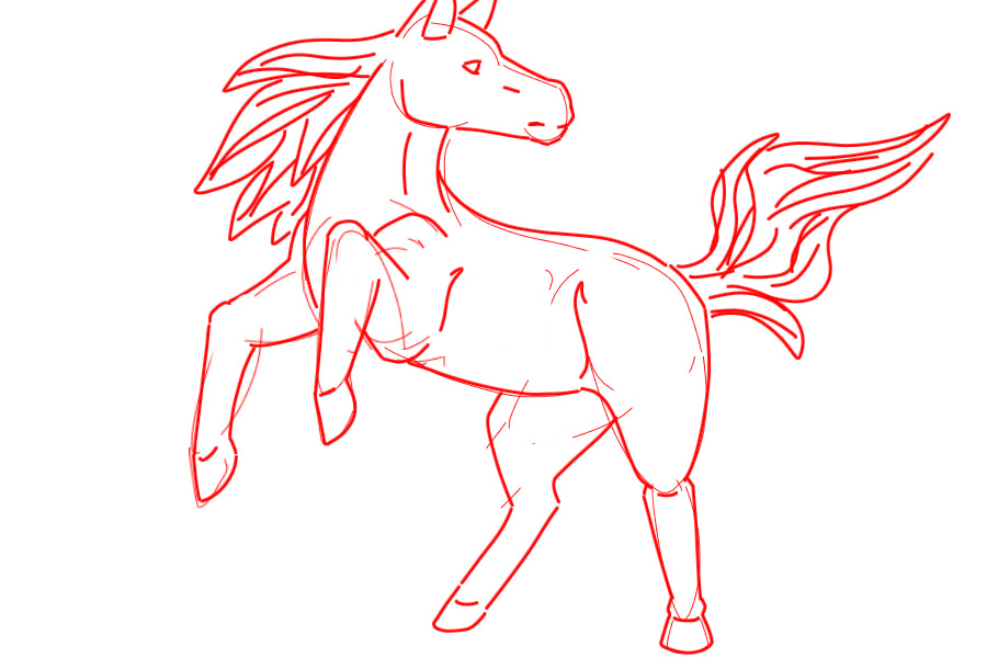 guys i forget how to draw horses