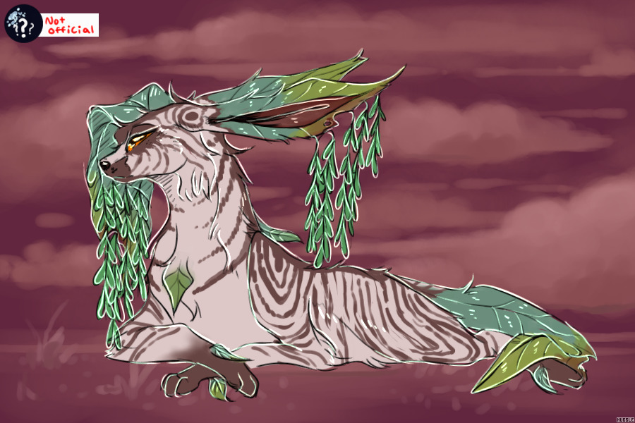 Weeping Willow Leafeon - dysania.