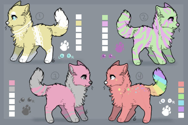 Simple Pastel Adopts <33