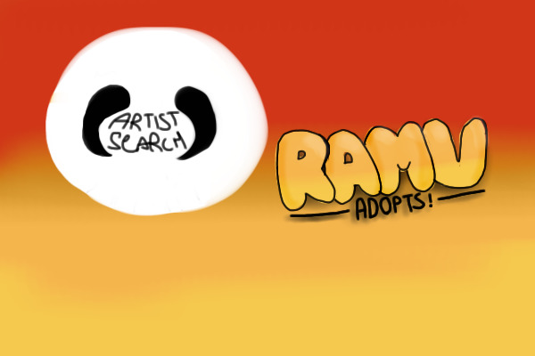 ˗`ˏ Ramu Adopts ˎˊ˗ °•*⁀➷ Artist Search!