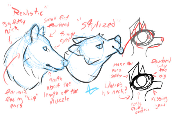 How to draw a wolf/dog