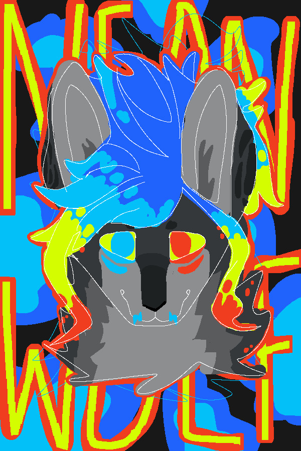 neon wolf