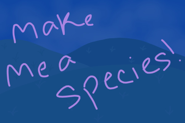 Make Me A Species Competition! Winner announced